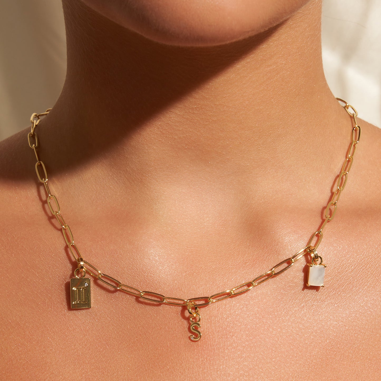 Valencia Gold Stacking Necklace