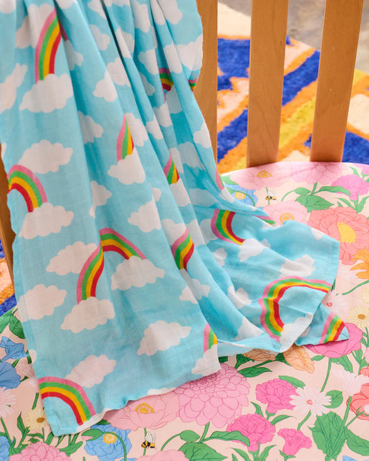 Cloudy Dayz Bamboo Swaddle