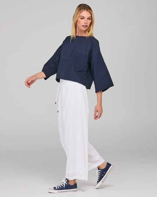 Dimple Top | Navy
