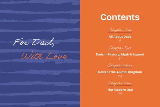 For Dad, With Love Book