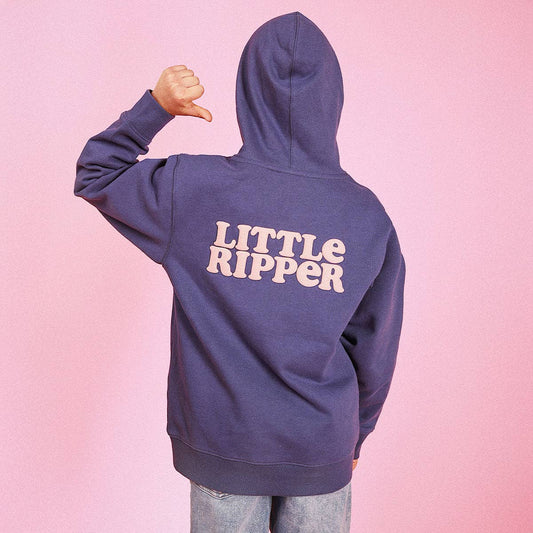 Little Ripper Kids Slang Hoodie | Navy