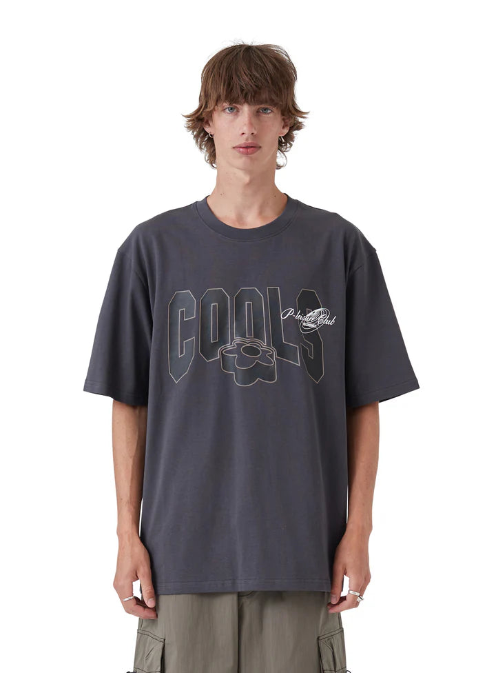 College Tee | Washed Black