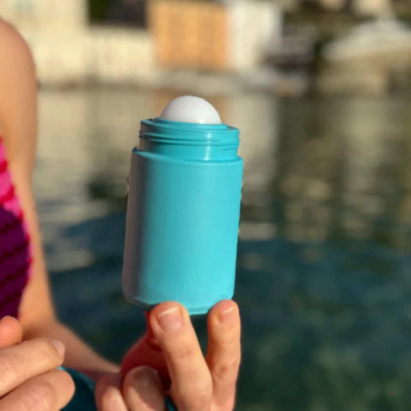 100ml Sky Blue Refillable Roll-On Applicator