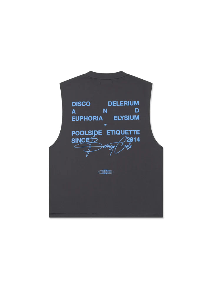 Euphoria Muscle Tee Washed Black