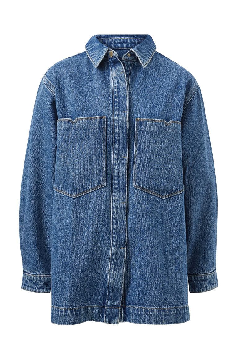 Goldie Longline Denim Shacket