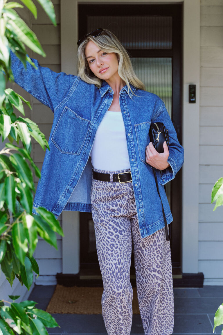 Goldie Longline Denim Shacket
