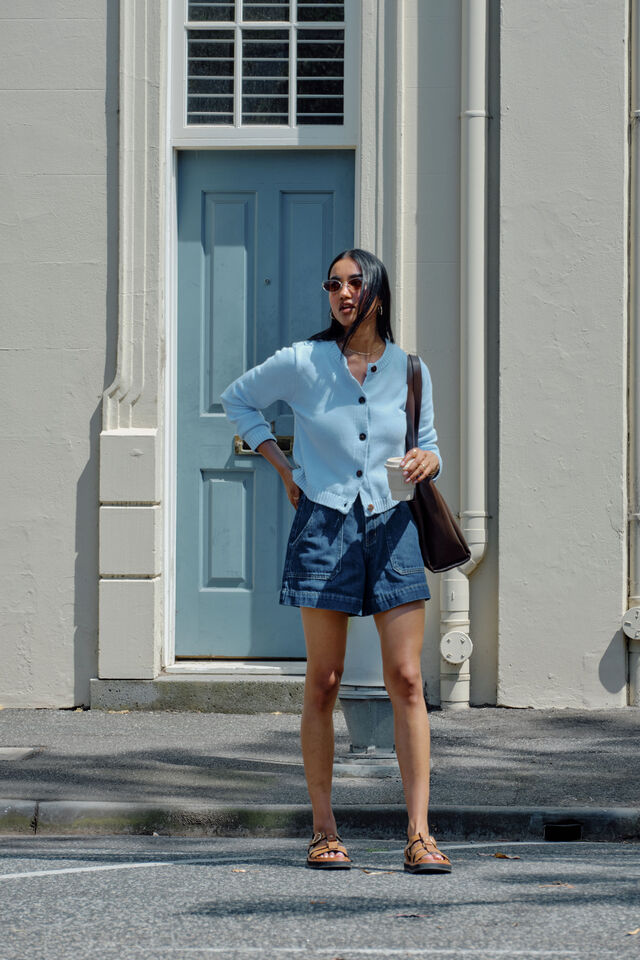 Nelly Cardigan | China Blue