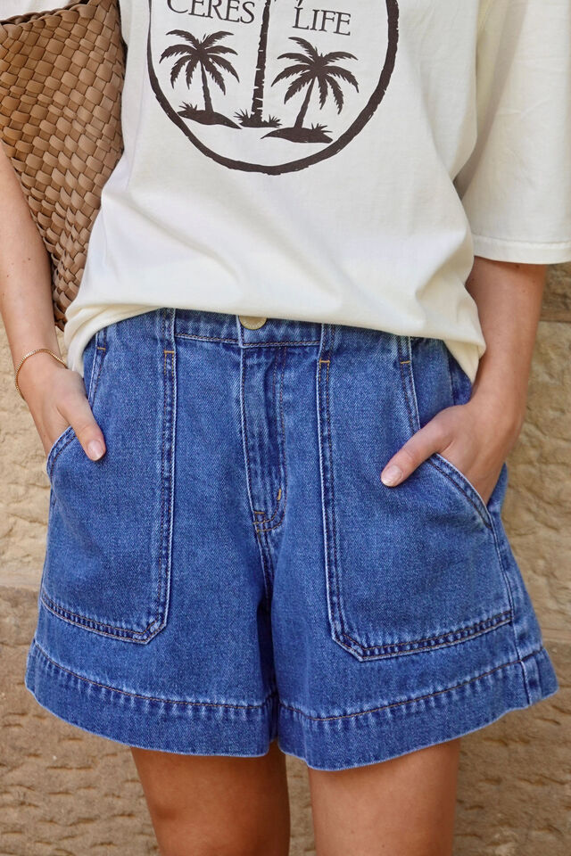 Weekender Short | Fresh Indigo