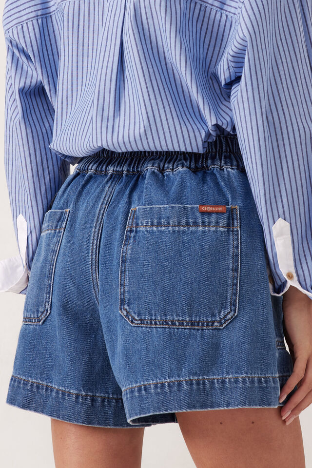 Weekender Short | Fresh Indigo