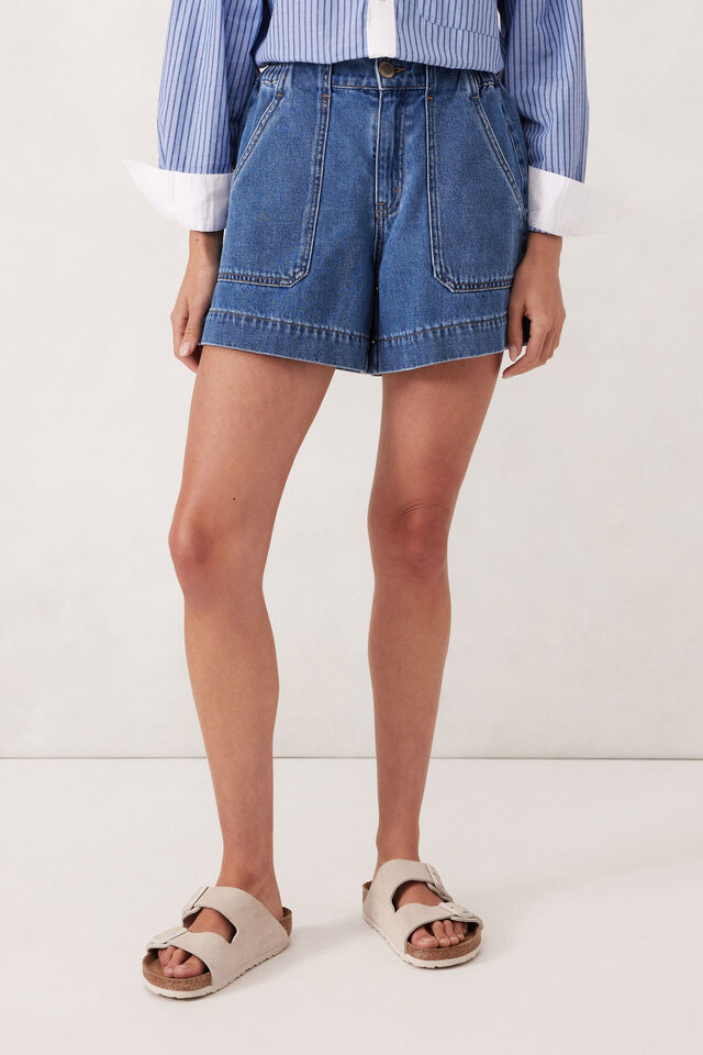 Weekender Short | Fresh Indigo