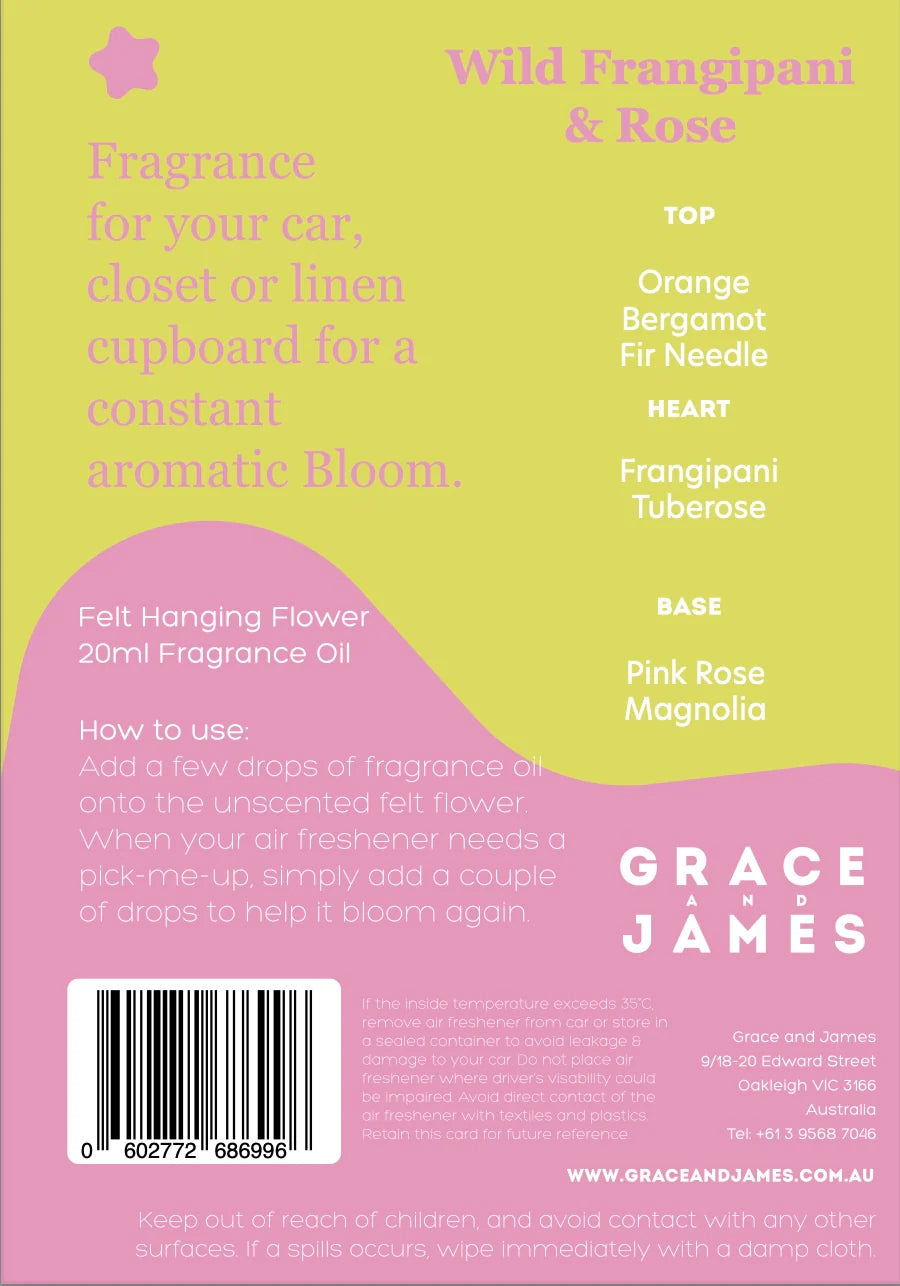 Bloom Air Freshener | Wild Frangipani & Rose