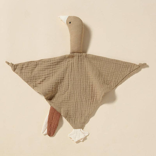 Goose Comforter Baby Security Blanket - Sandrift
