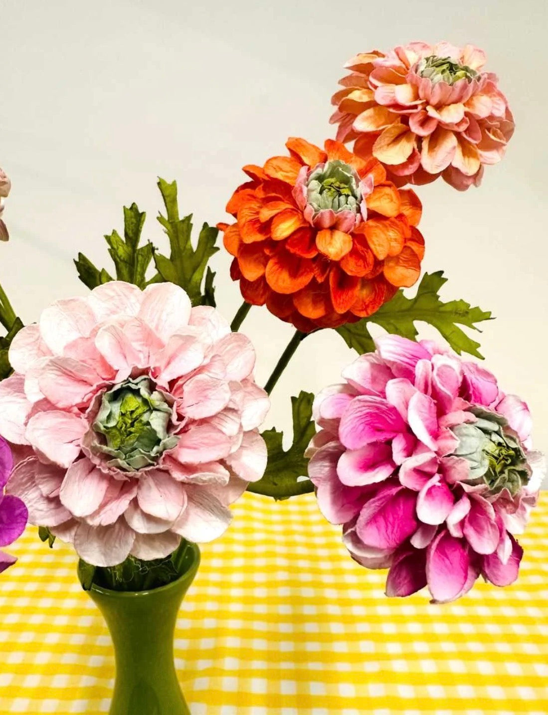 Dahlia Paper Flower | Orange