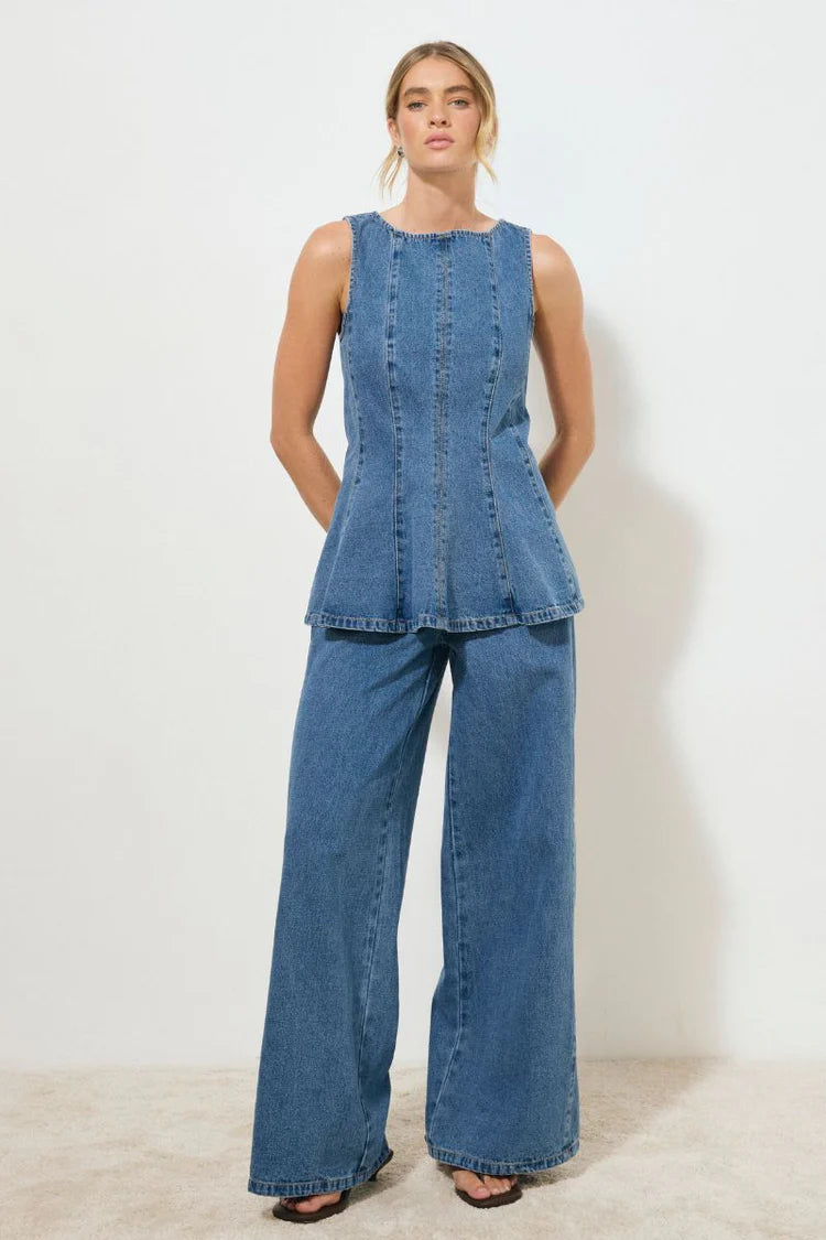 Nomada Denim Pant | Mid Indigo