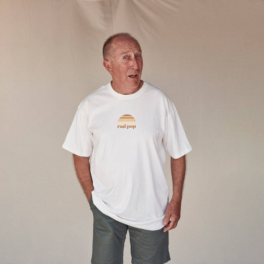 Rad Pop Organic Cotton Tee | Natural