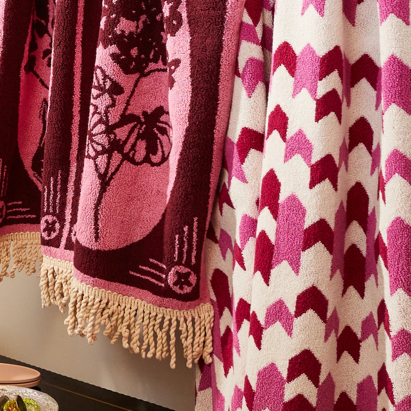 Gigi Bath Towel | Cosmo Pink