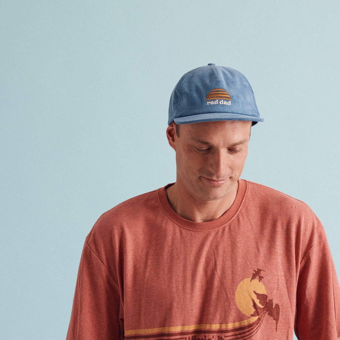 Rad Dad Cord Cap | Denim Blue