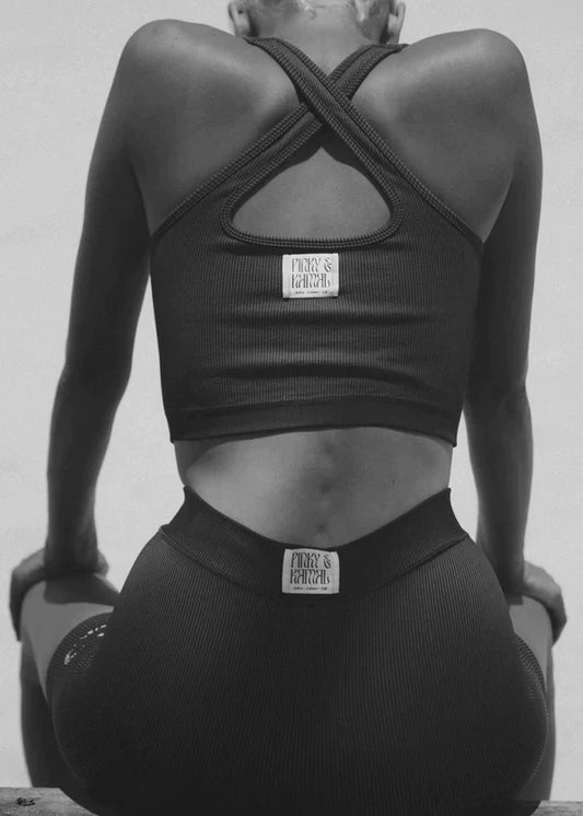 Move Criss Cross Crop | Sea Green