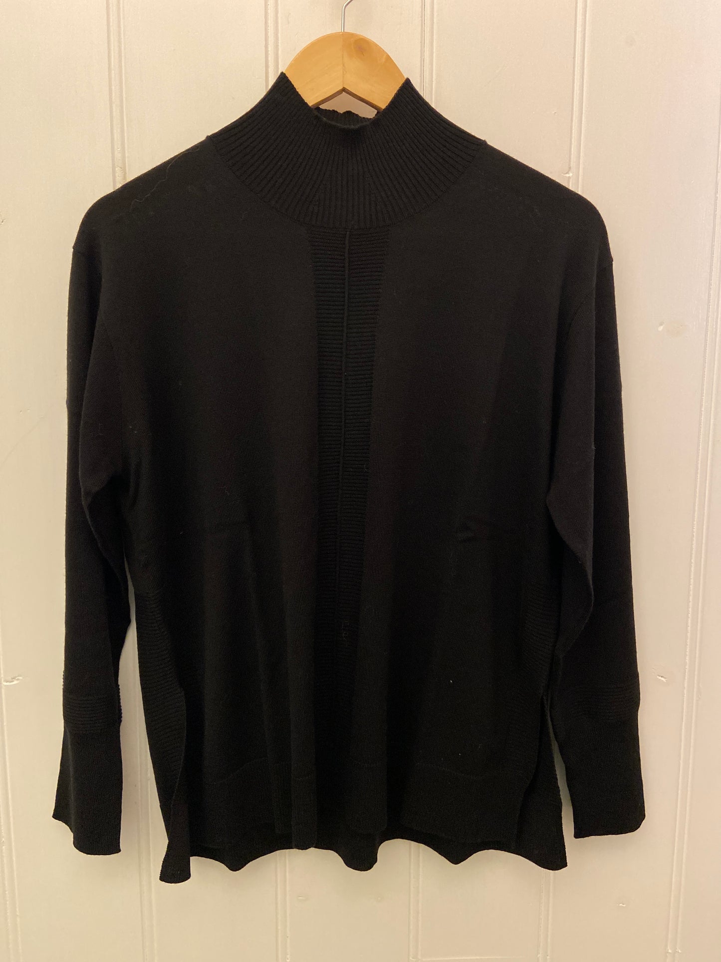 Roll With It Merino Sweater | Black