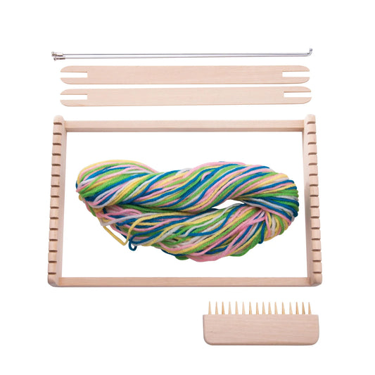 Zone Rainbow Wooden Weaving Loom | Multi-Coloured