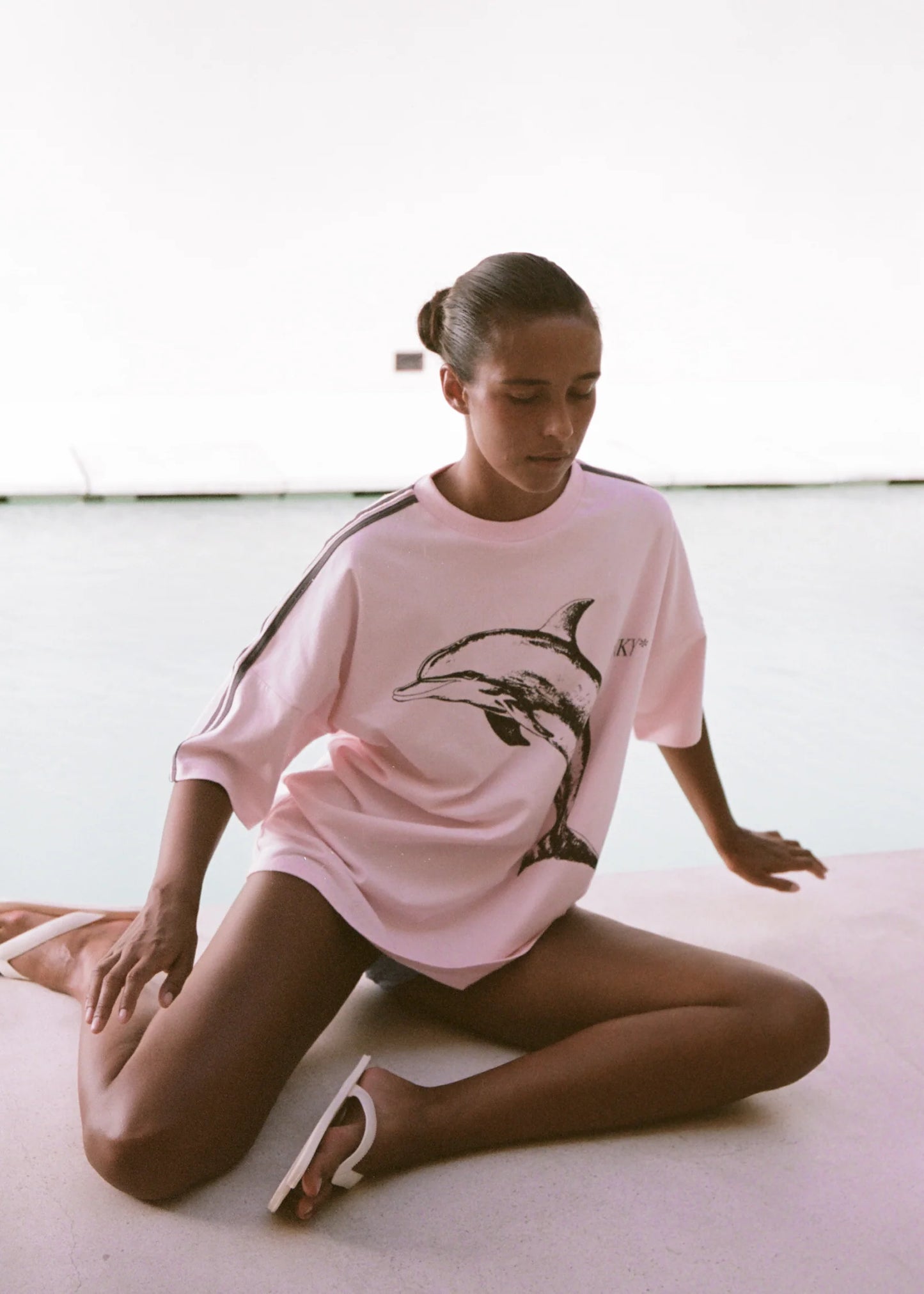 Pink River Dolphin Tee