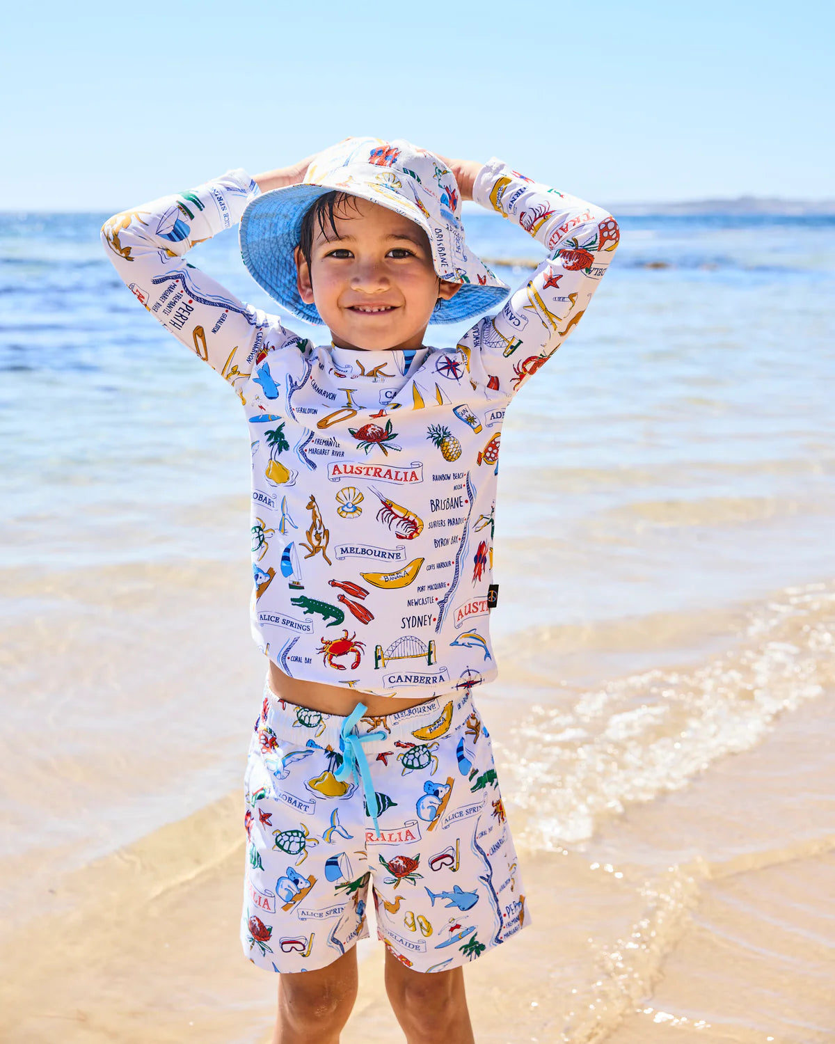 Aussie Road Trip Kids Boardies