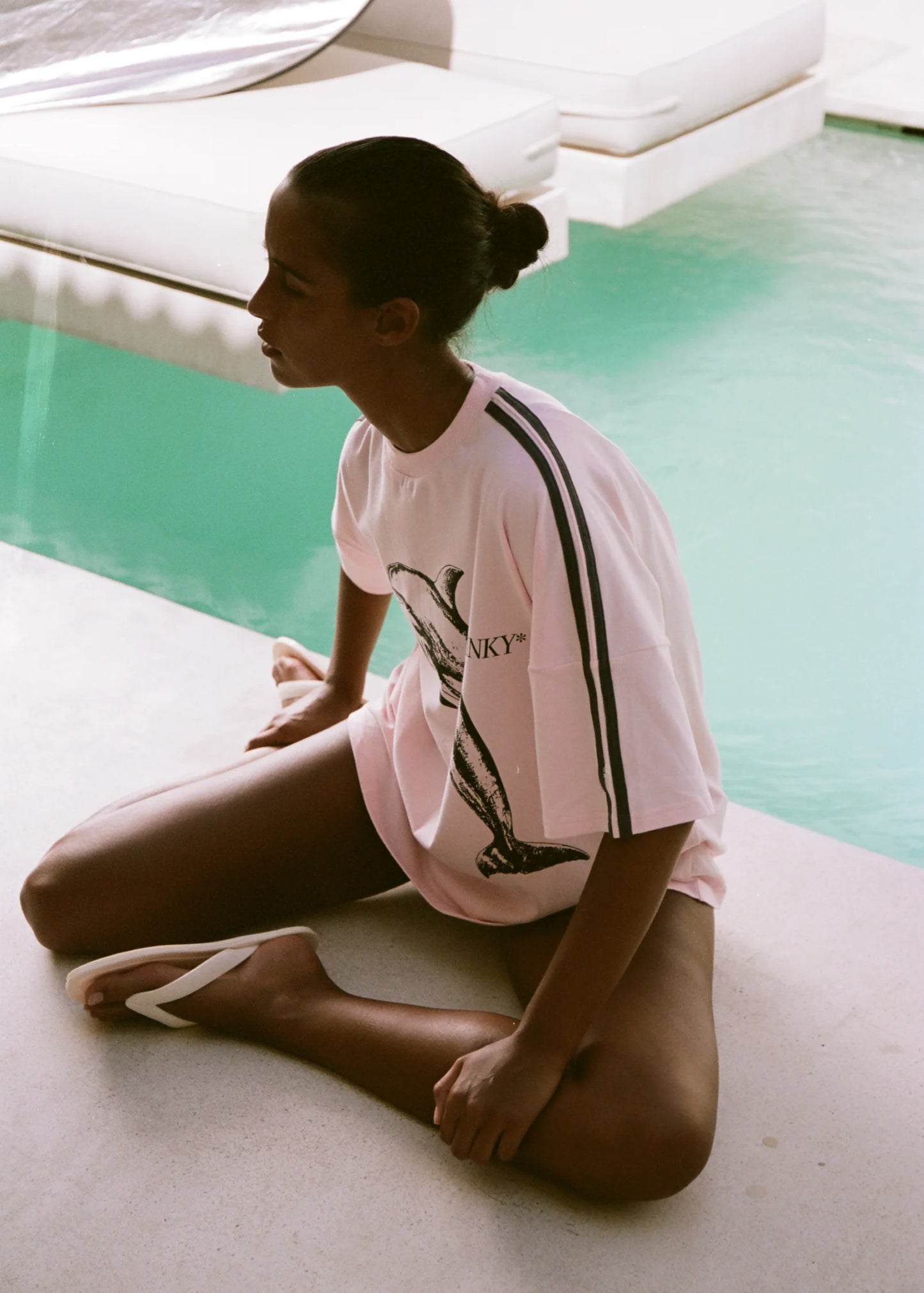 Pink River Dolphin Tee