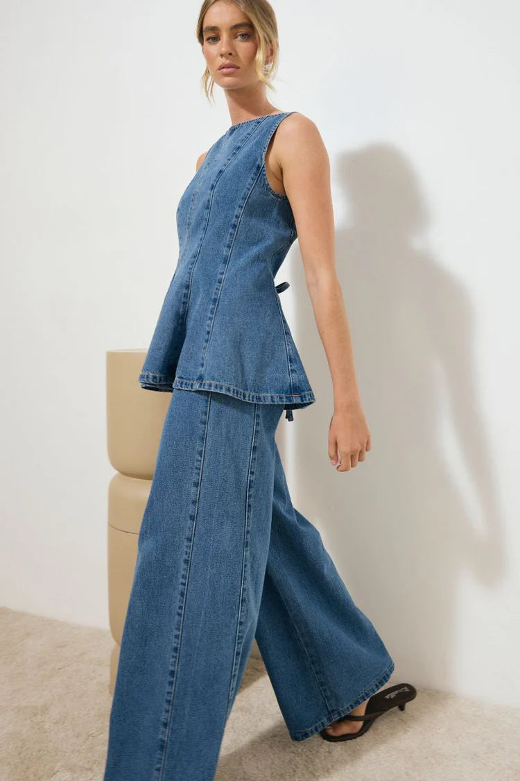 Nomada Denim Pant | Mid Indigo