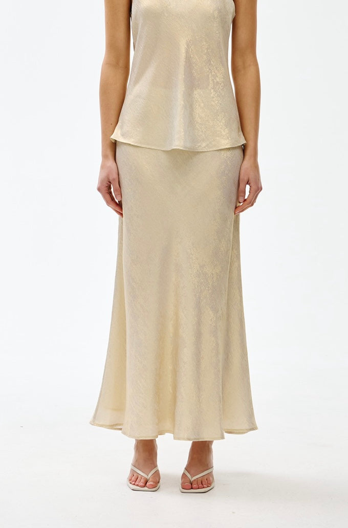 Gia Skirt | Gold Lustre
