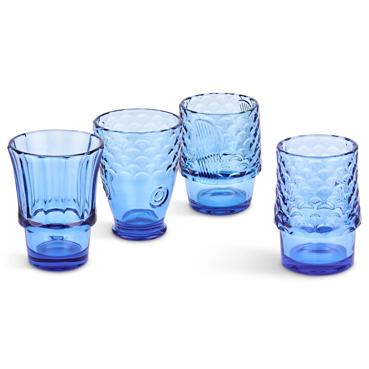 **COMING SOON** Frank Stackable Glasses Set/4 | Sky Blue