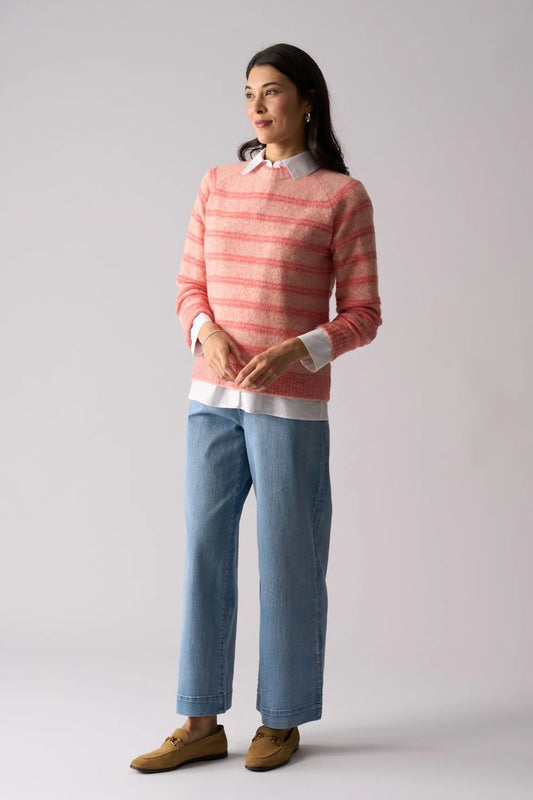 Sweetest Thing Sweater | Pink Stripe