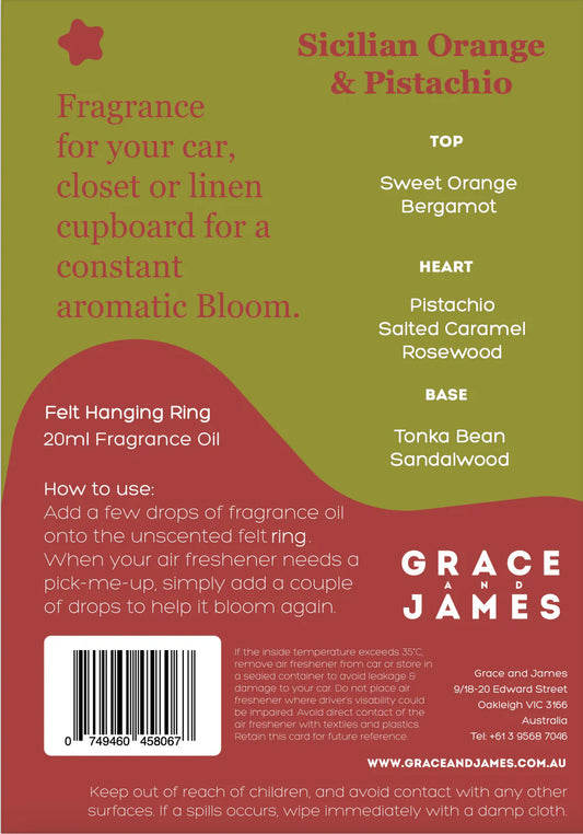 Bloom Air Freshener | Orange & Pistachio