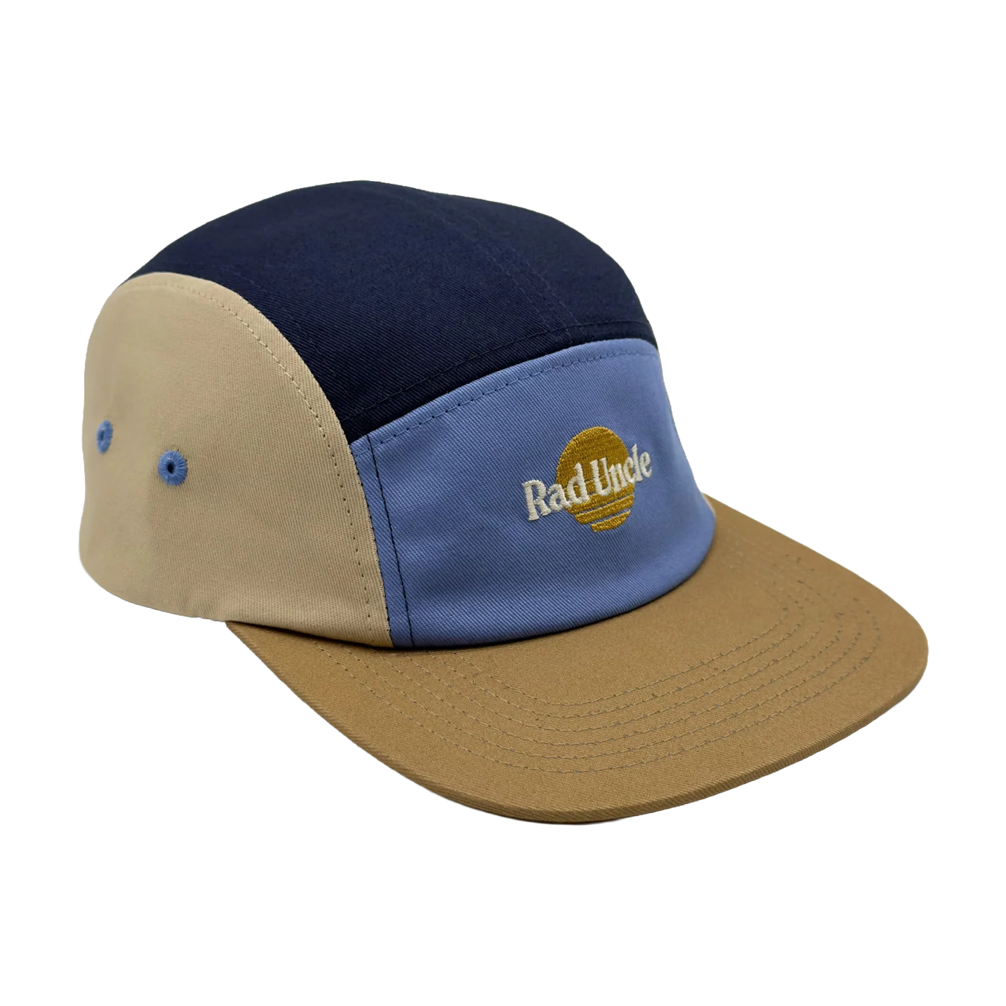 **COMING SOON** Rad Uncle Spliced 5 Panel Twill Cap | Blues
