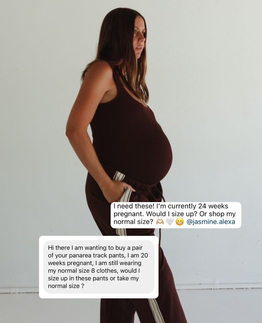 Panarea Track Pant | Brown