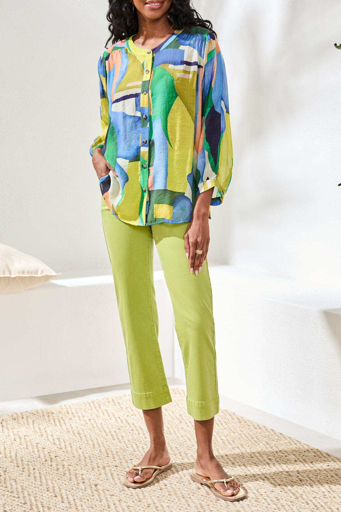 Flowy Dolman Sleeve Blouse | Mojito