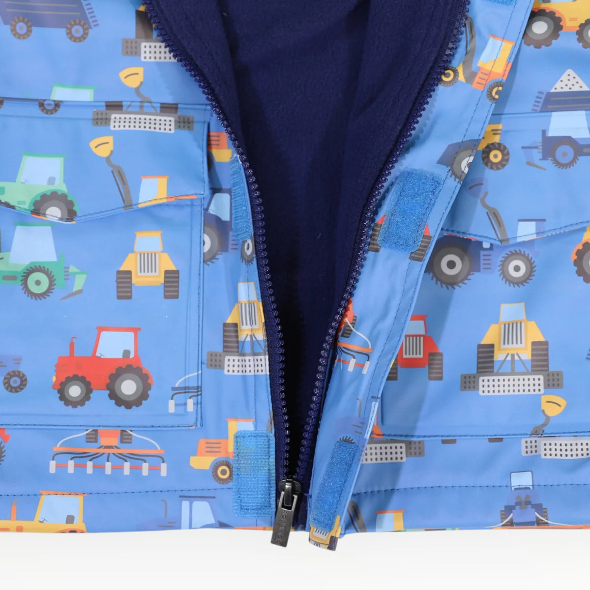 Farm Machine Raincoat | Blue