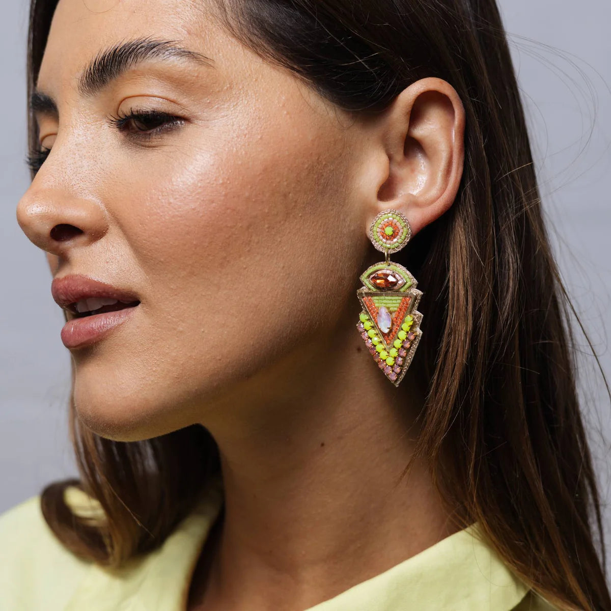 Jessamy Statement Beaded Earring