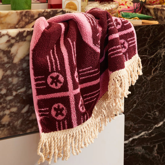 Gigi Hand Towel | Cosmo Pink