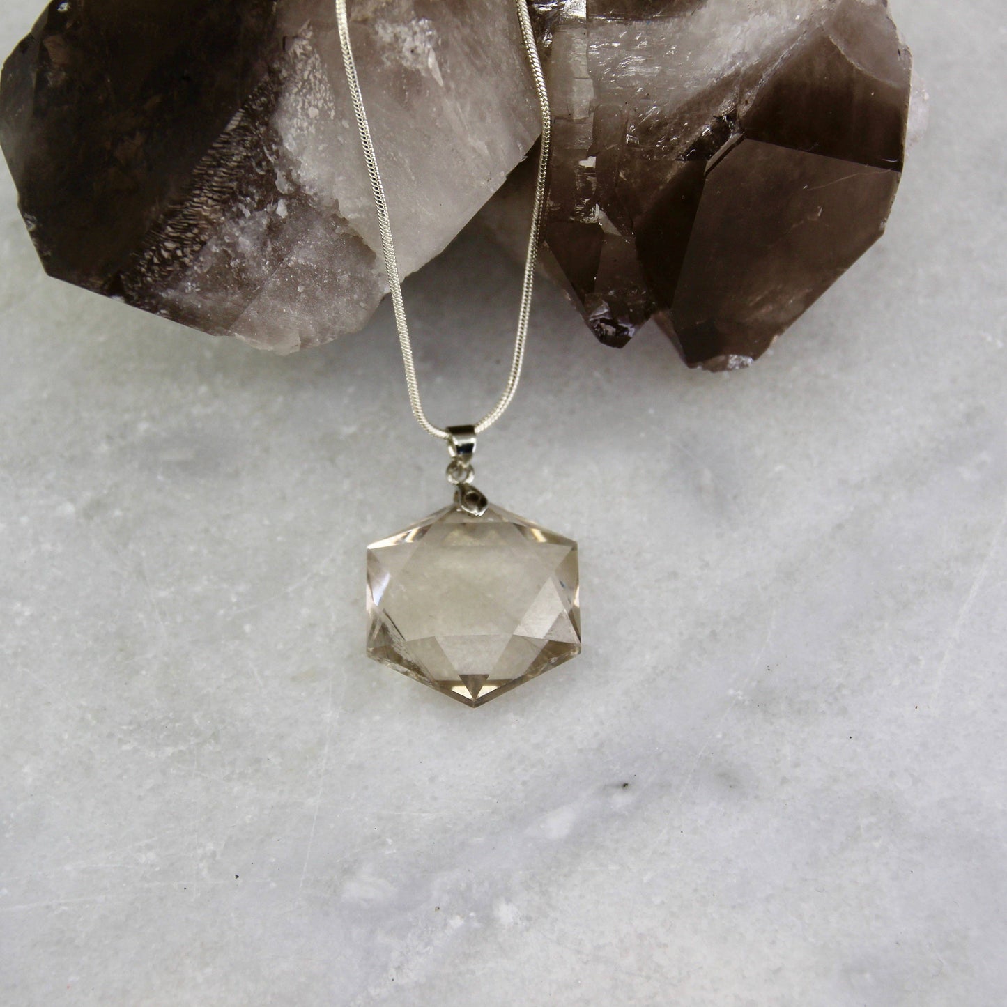 Nebula's Kiss Citrine Pendant