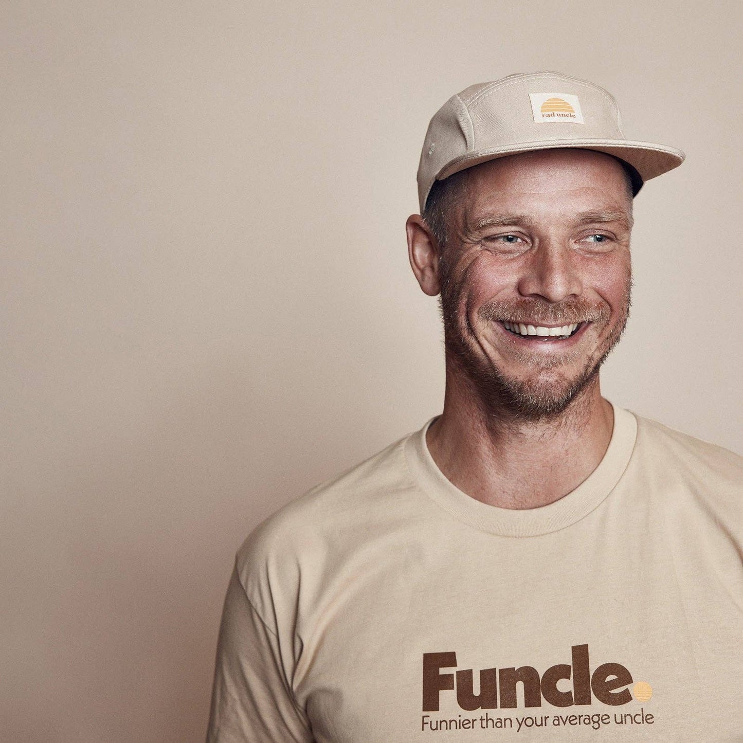 Funcle Cotton Tee | Tan