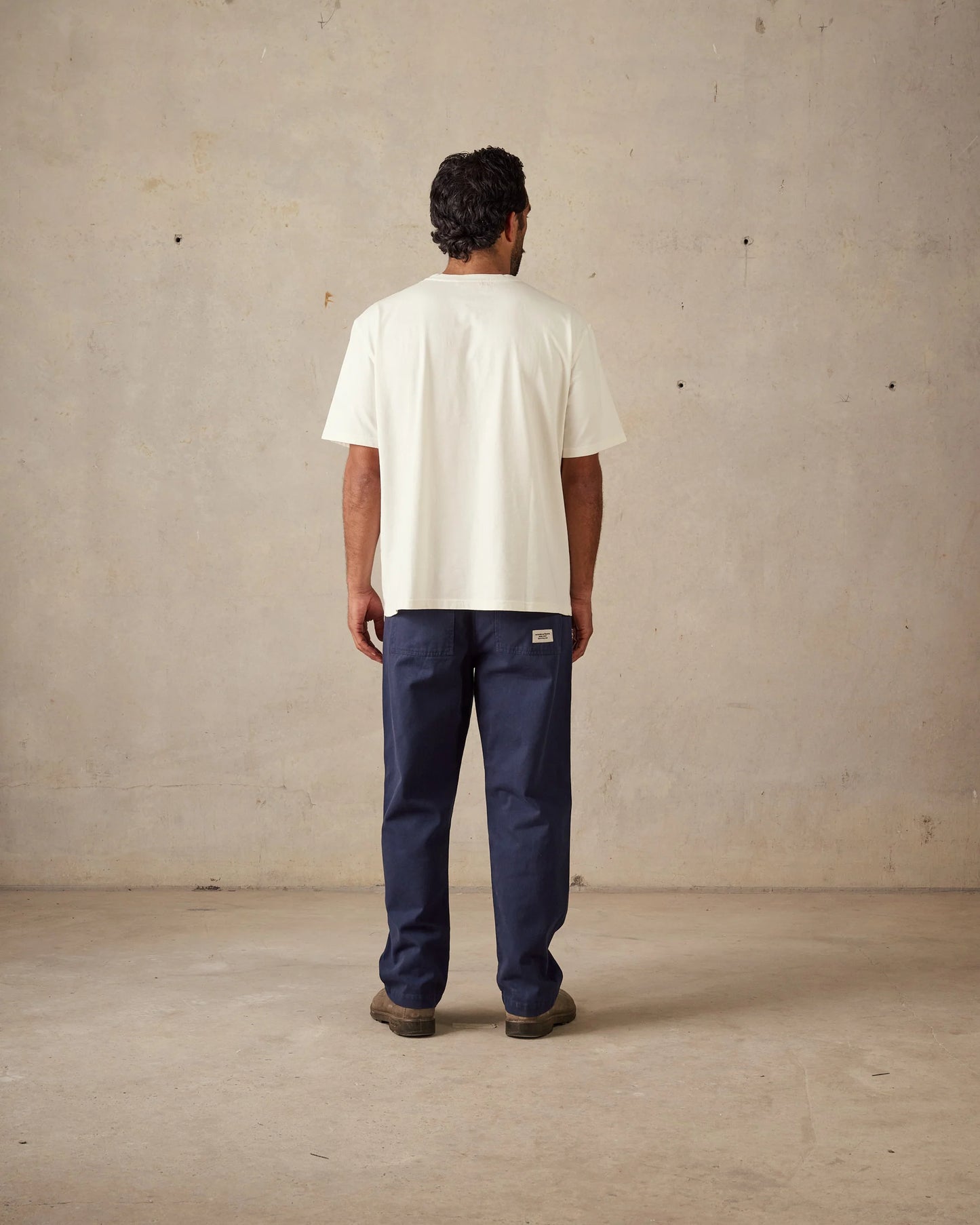 Boxy Hotline Tee | Chalk