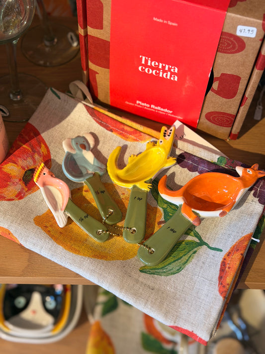 The Irwins S/4 Ceramic Measuring Spoons