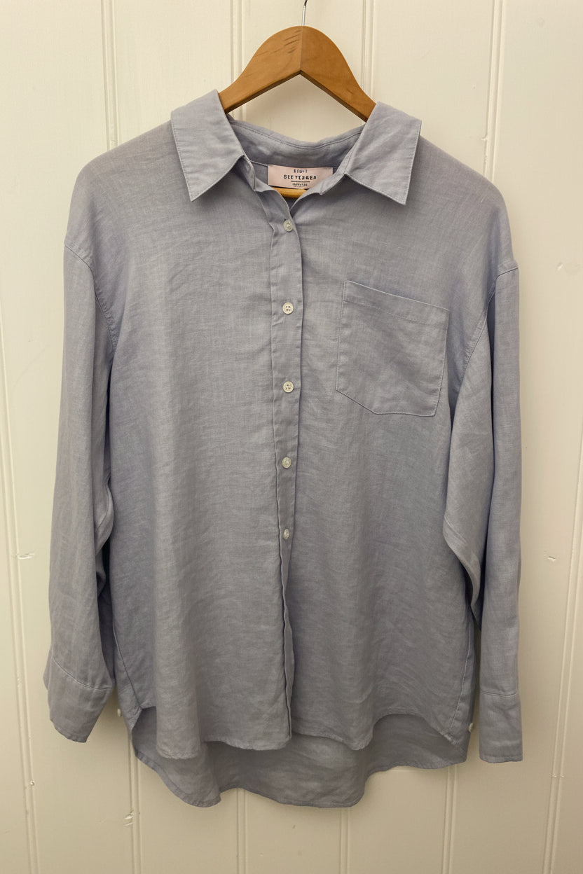 Coco Long Sleeve Linen Shirt | Atlantic