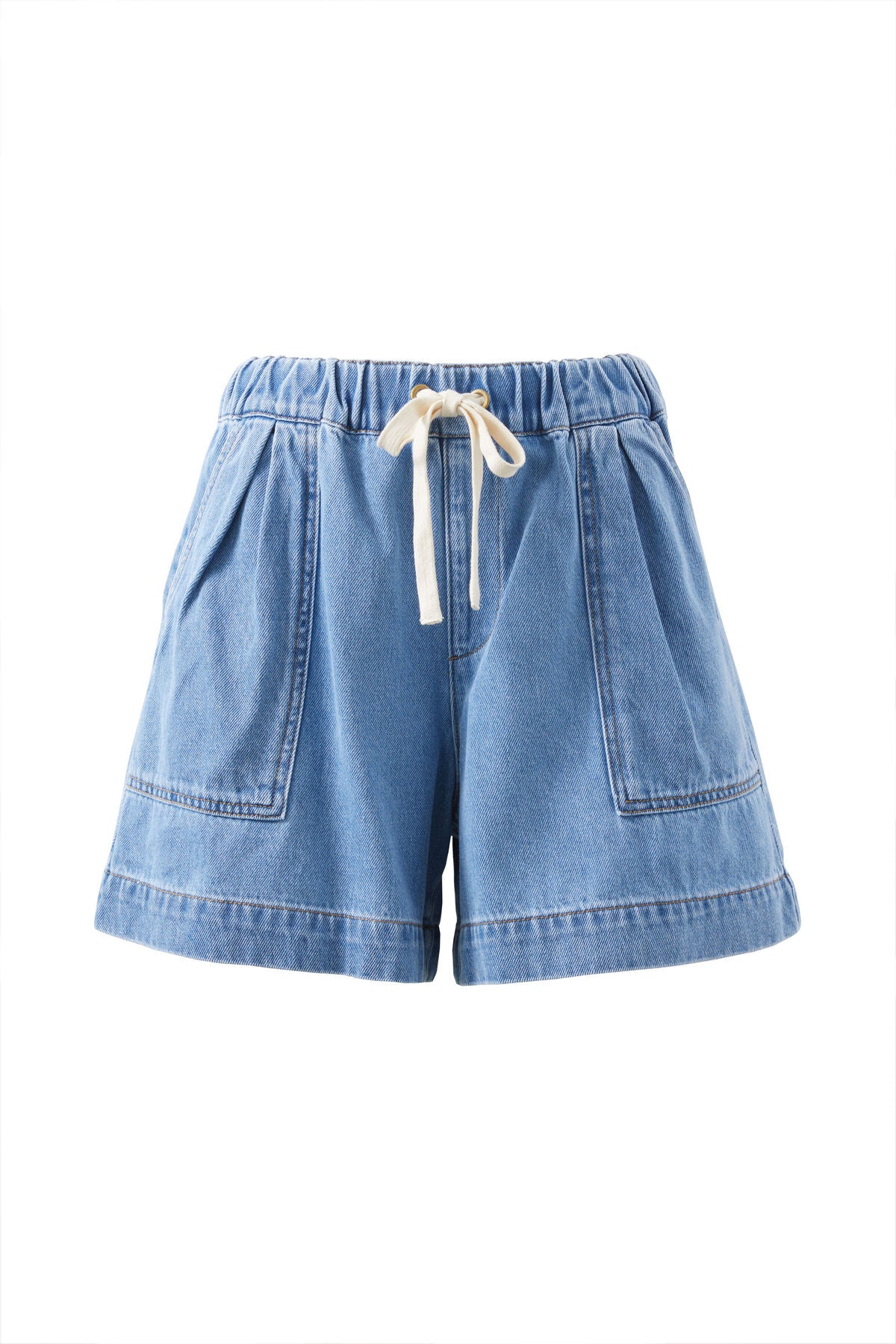 Darcy Relaxed Short | Mid Blue Wash