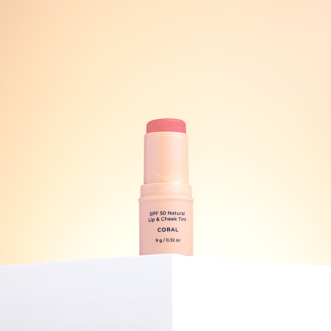 SPF 50 Natural Lip & Cheek Tint | Coral