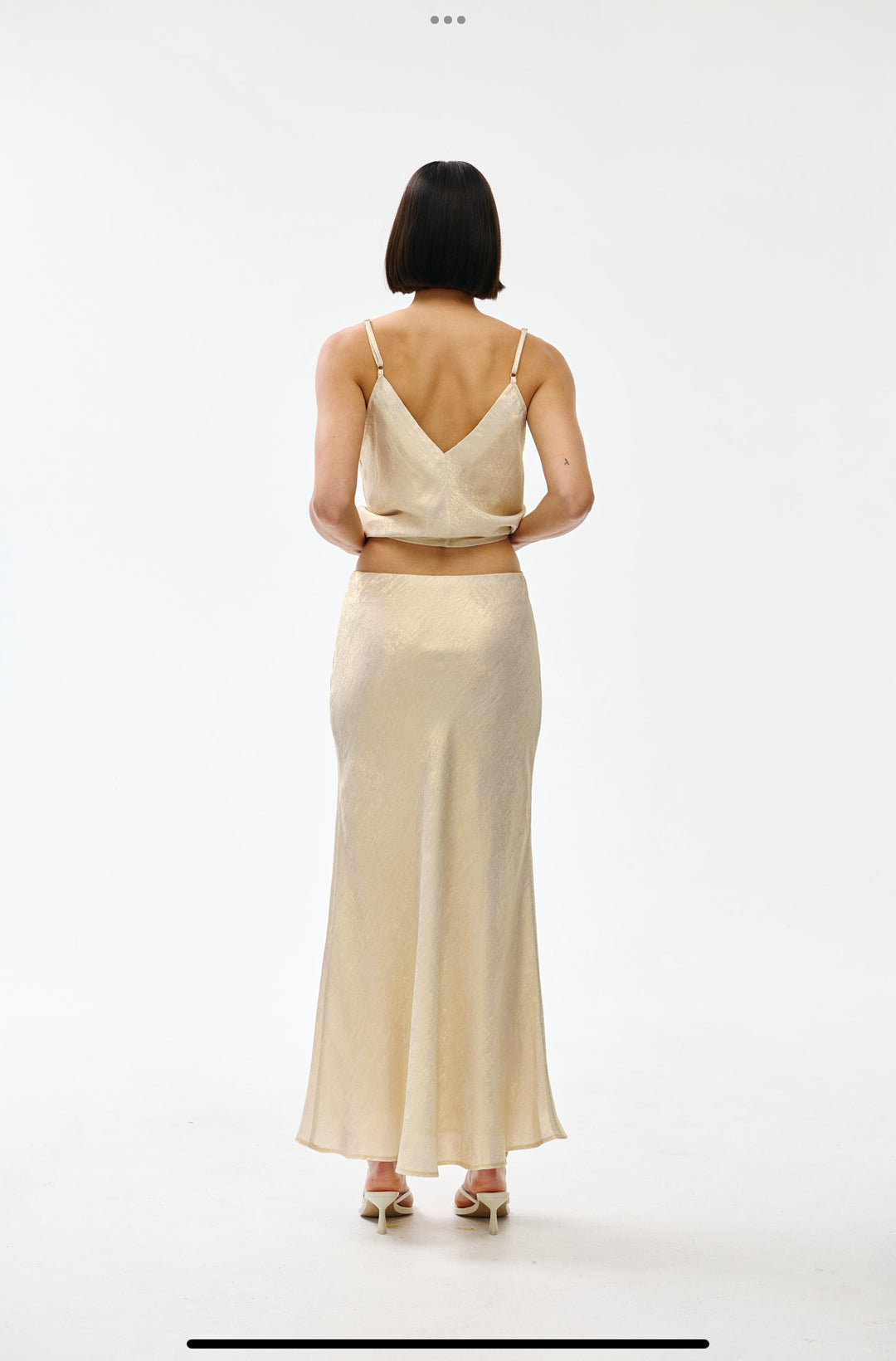 Gia Skirt | Gold Lustre