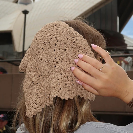 Hand Crochet Headscarf