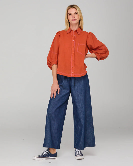 Pari Shirt | Burnt Orange