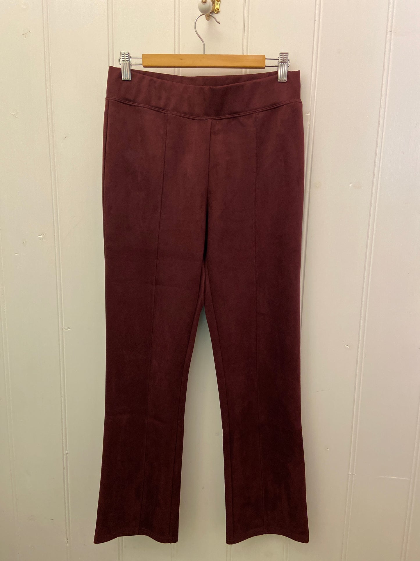 Looking Suede Pant | Black Cherry
