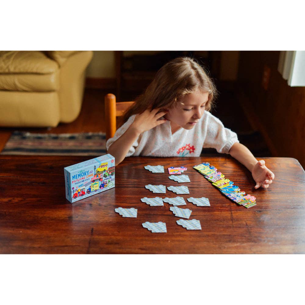 Memory & Matching Game | Trucks & Bus